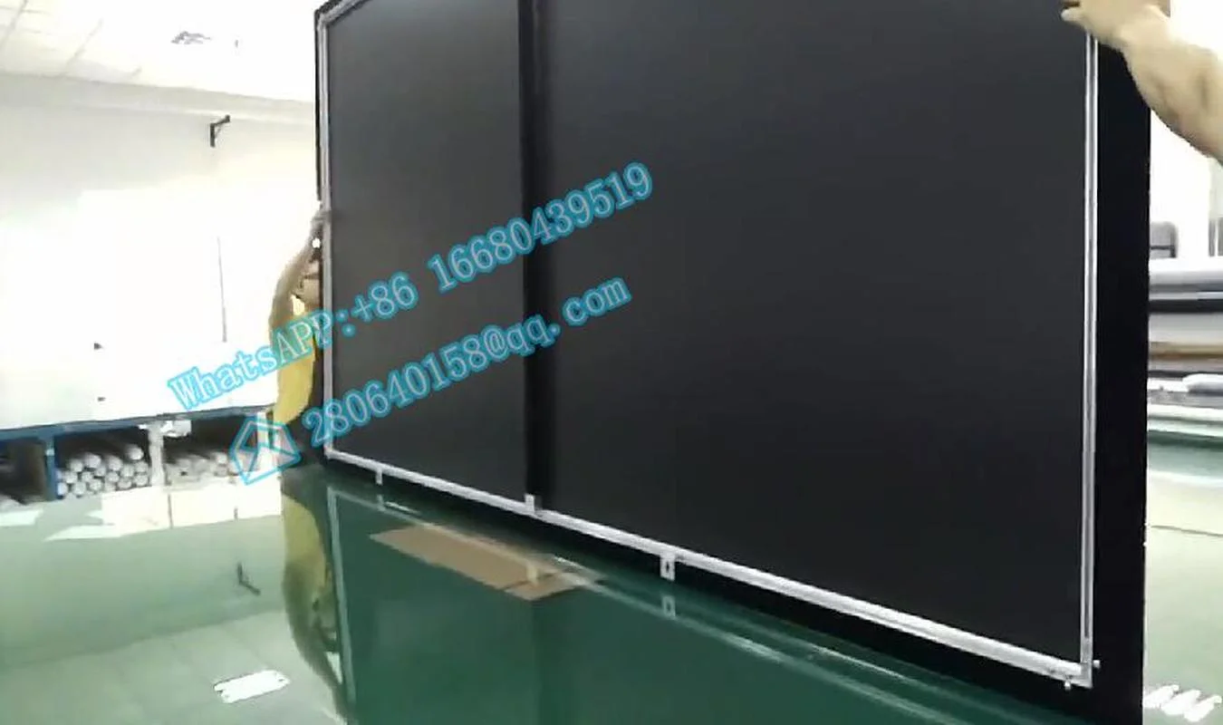 TELON 2022 vendita calda CBSP portatile 120 pollici ALR UST schermo del proiettore a telaio fisso proiezione Laser 4k