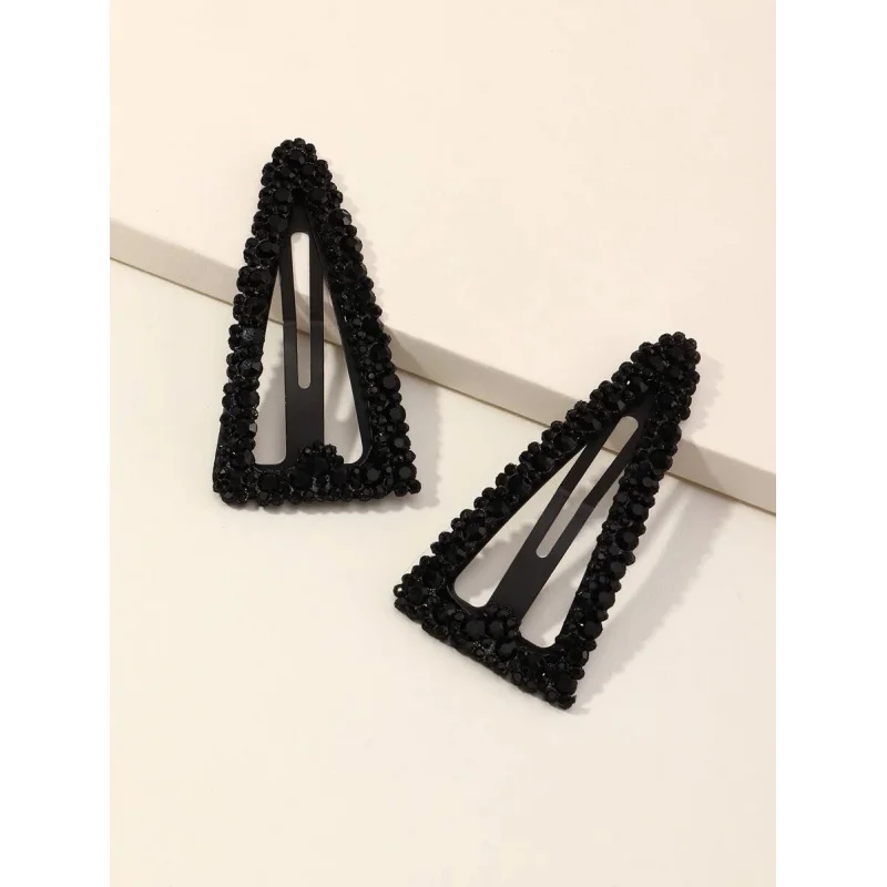 

2pcs Everyday & Party Hair Clips – Minimalist Simple Barrettes for Casual Looks & School.