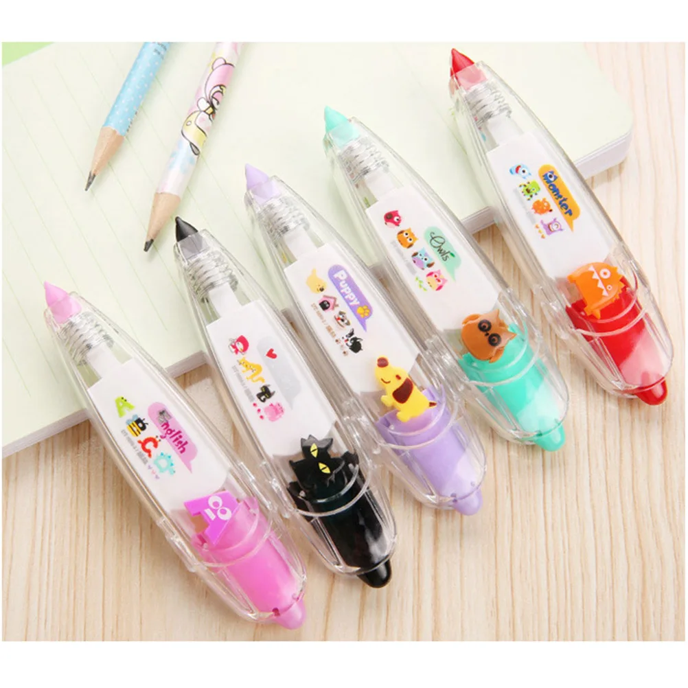 

5 Pcs Correction Tape Decorative Scrapbook Scrapbooking DIY Pen Diary Stationery