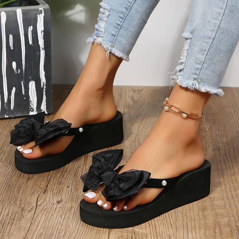 Flip Flop Women Platform Flip Flop 2024 Summer Bathroom Slippers Outdoor Beach Shoes Light Sandals Slides Women Shoes for Women