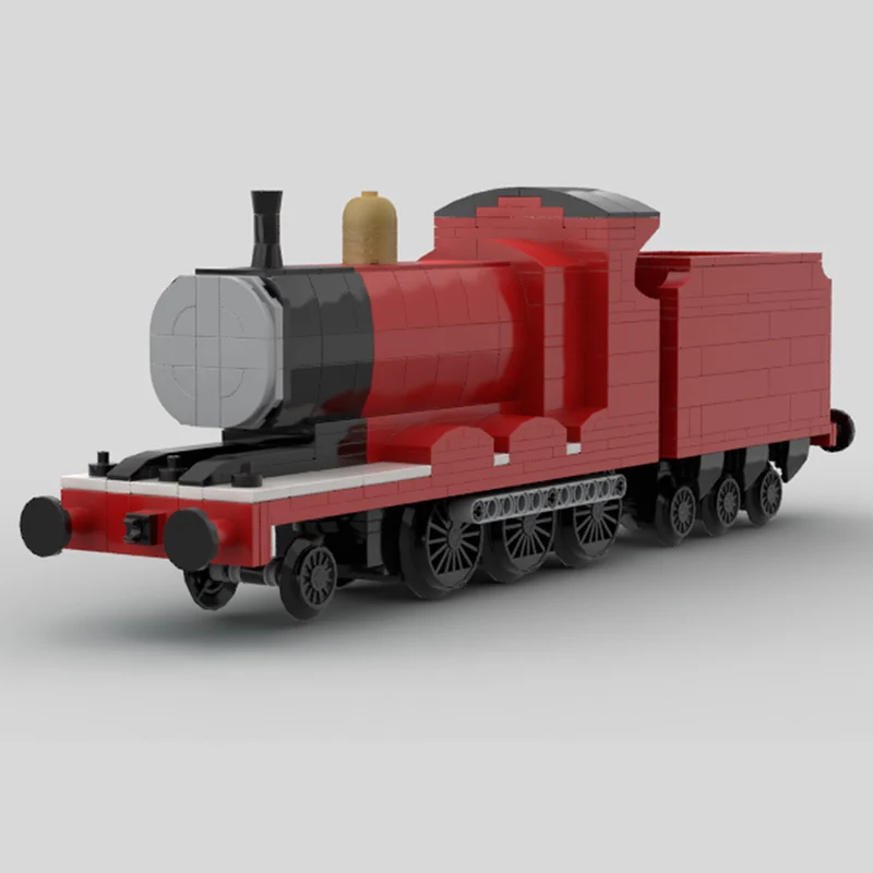 qwert Popular Anime City Car Model MOC Building Bricks Steam Locomotive Modular Technology Gifts Holiday Assemble Children Toys