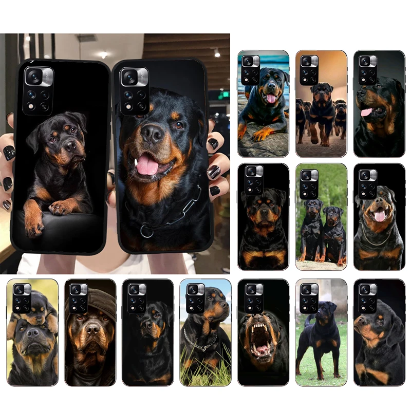 Rottweiler Dog Phone Case For Xiaomi Redmi note 13 12 Pro 11S 11 10 Pro 10S 12S Redmi 13 10 13C 12C 14C Shell