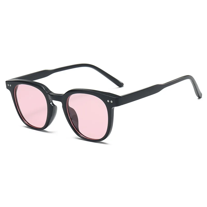 Lunettes de soleil à la mode pour femmes et hommes, jaune, bleu, vert, produits tendance, teinte populaire Ins, océan Len, Streetwear, décoration de fête, Oculos