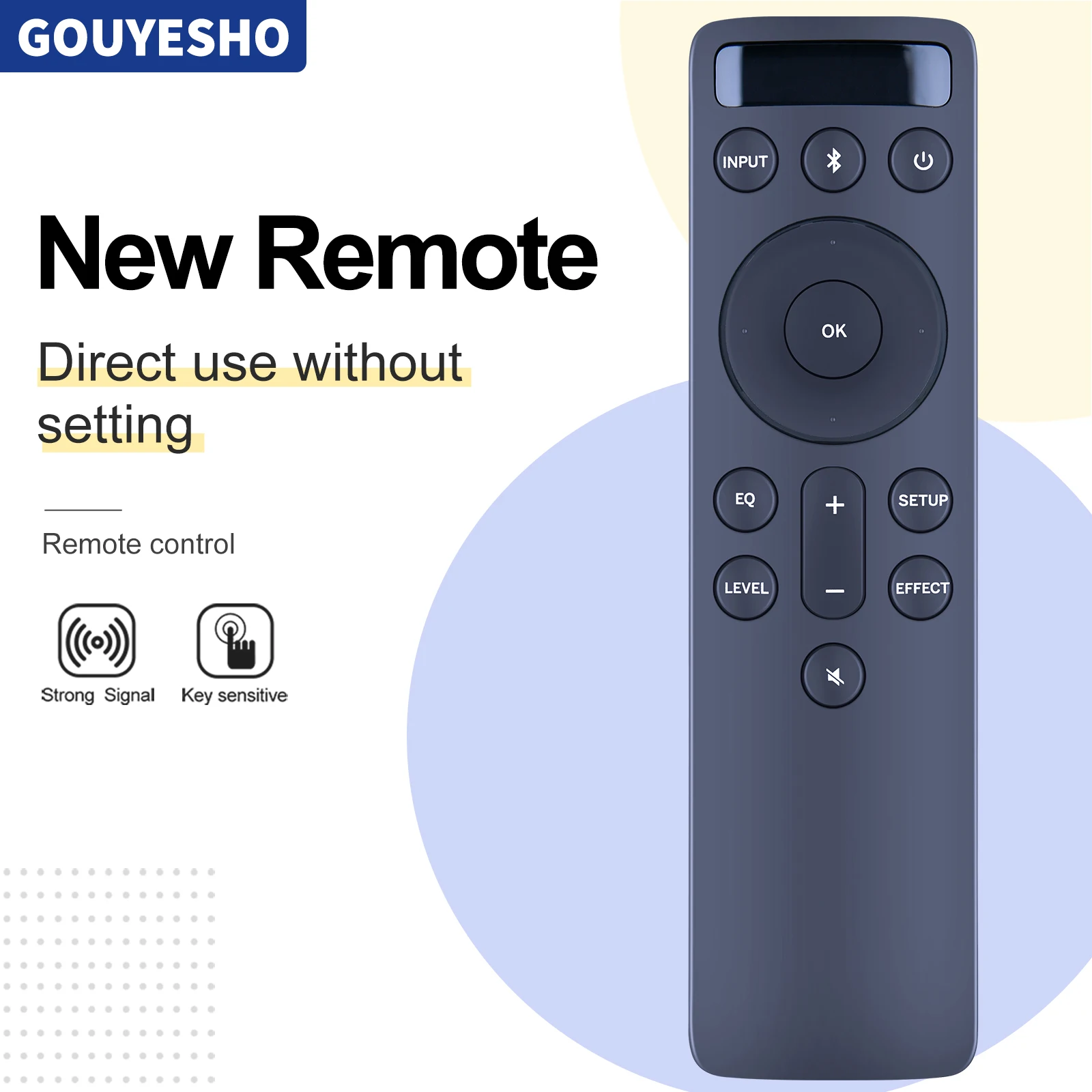 

New D512e-K Replacement Remote Control For Vizio SoundBar