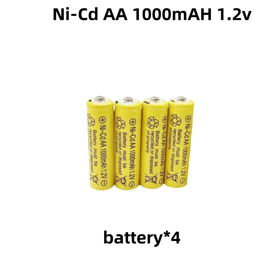 100% Original 1.2V AA1000mAh Rechargeable Alkaline Battery NI-MH 1.5 V Battery for Clocks Mice Computers Toys So On