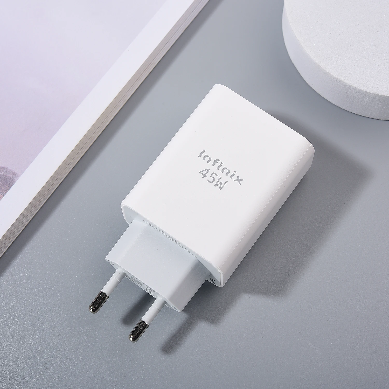 Original 45W Super Fast Charger EU Power Adapter 6A USB Type C Cable For Infinix GT 20 10 Pro Zero 30 40 Note 40 30 Hot 50 Pro - náhled 2