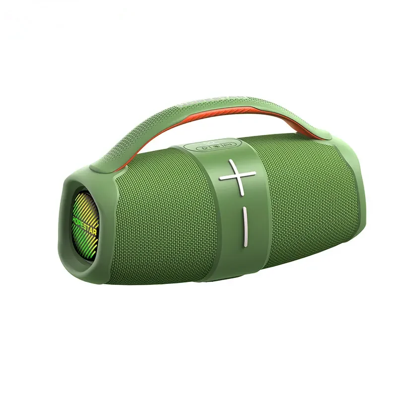 

H60 Caixinha Desom Blutut Altavoces De Alta Potencia Bluetooh Speaker With Torch Lamp And Microphone Outdoor Wireless Karaoker