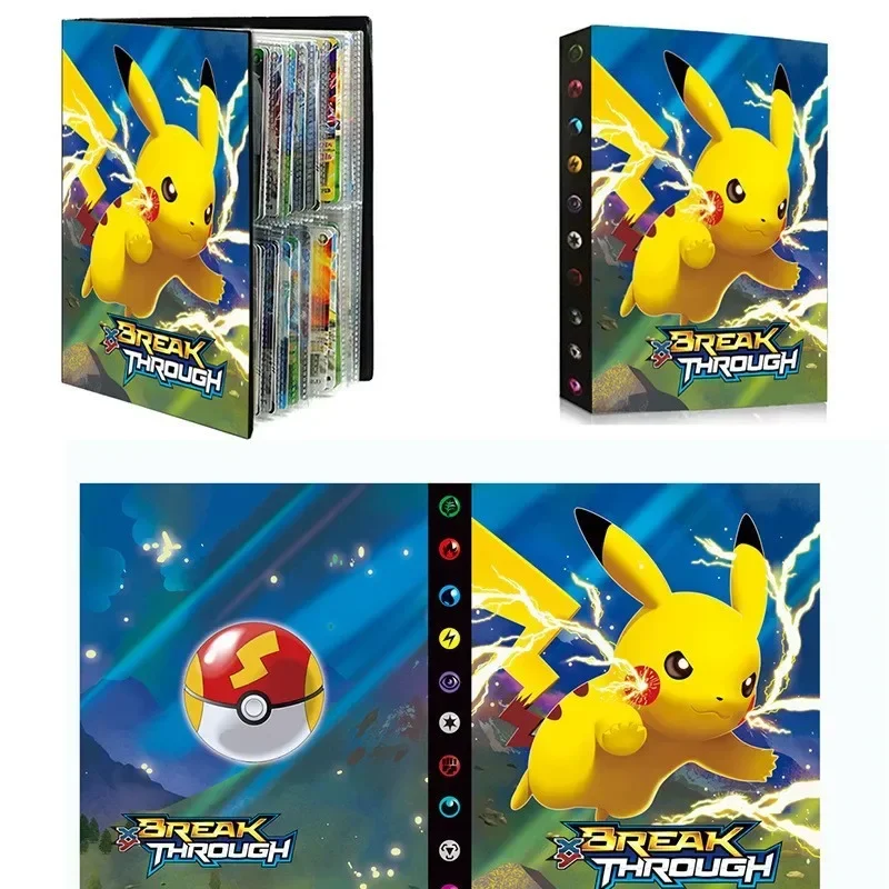 Heißer Verkauf: Niedliches Pokémon-Kartenalbum, Sammelalbum für Sammelkarten, tragbarer Aufbewahrungshalter für Sammelkarten und Spielkarten – Detail 6