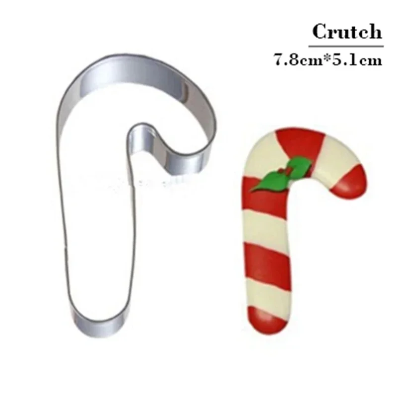 New Stainless Steel Cookie Cutter Biscuit Mold Christmas Deer Head Reindeer Mould DIY Tool Fondant Gingerbread Man