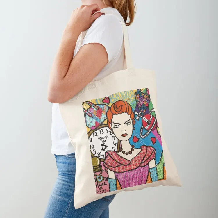 

Viv in Print Tote Bag foldable reusable bag Eco bag cute pouch Canvas