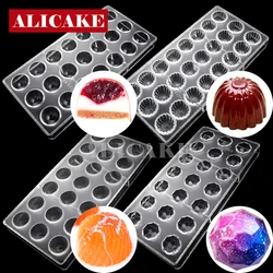 3D Filled Chocolate Candy Mold Baking Polycarbonate Chocolate Molds Confectionery Bonbons Form Mould Baking Pastry Bakery Tools