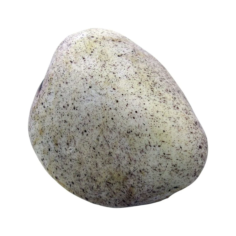 หินเทียมซ่อนกุญแจเงิน Anti-lost Insurance Resin Garden Rock Hider Box
