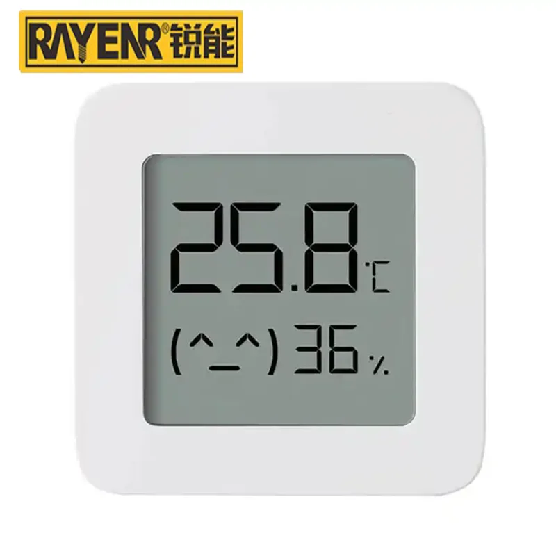 Temperature and Humidity Monitor 2 LCD Screen Digital Moisture Meter Wireless Smart Temperature Humidity Sensor For Home