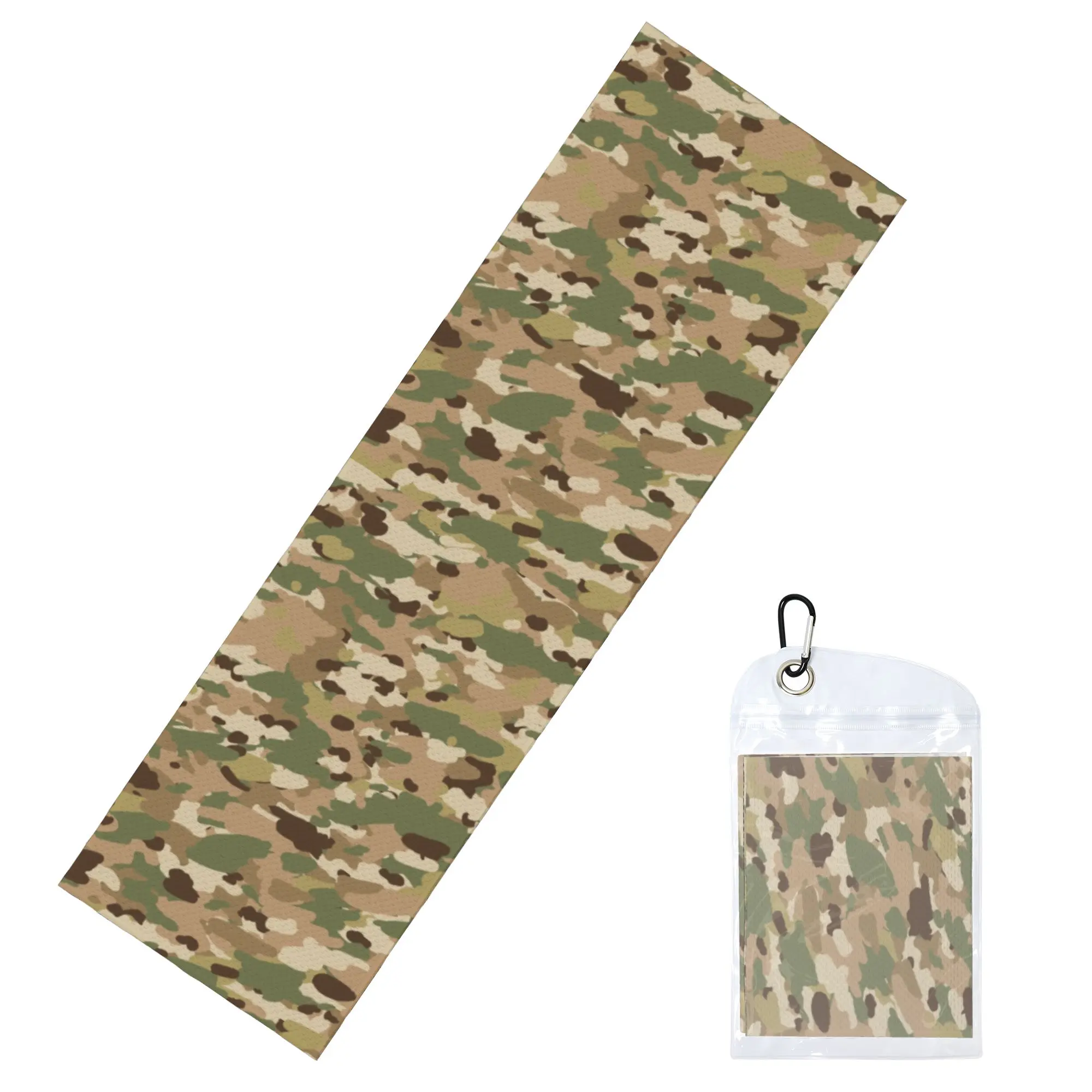 Multicam Camouflage Pattern Cold Exercise Towel  Camouflag Super Soft Breathable Instant Cooling Towel  Beach Towels