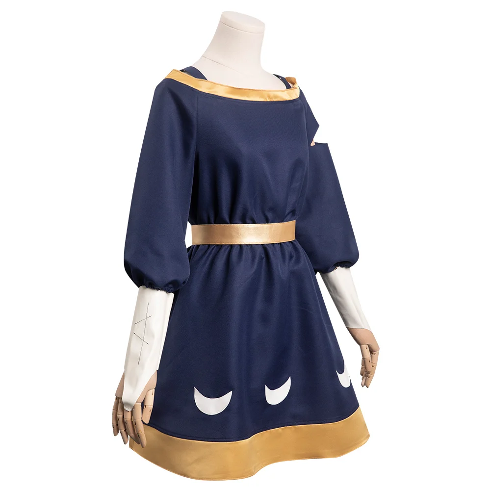 Costume de Cosplay du Dessin Animé The Theatre l Cos House Amity, Tenue d'Halloween, Carnaval Trempé, Déguisement pour Femme Adulte et Fille