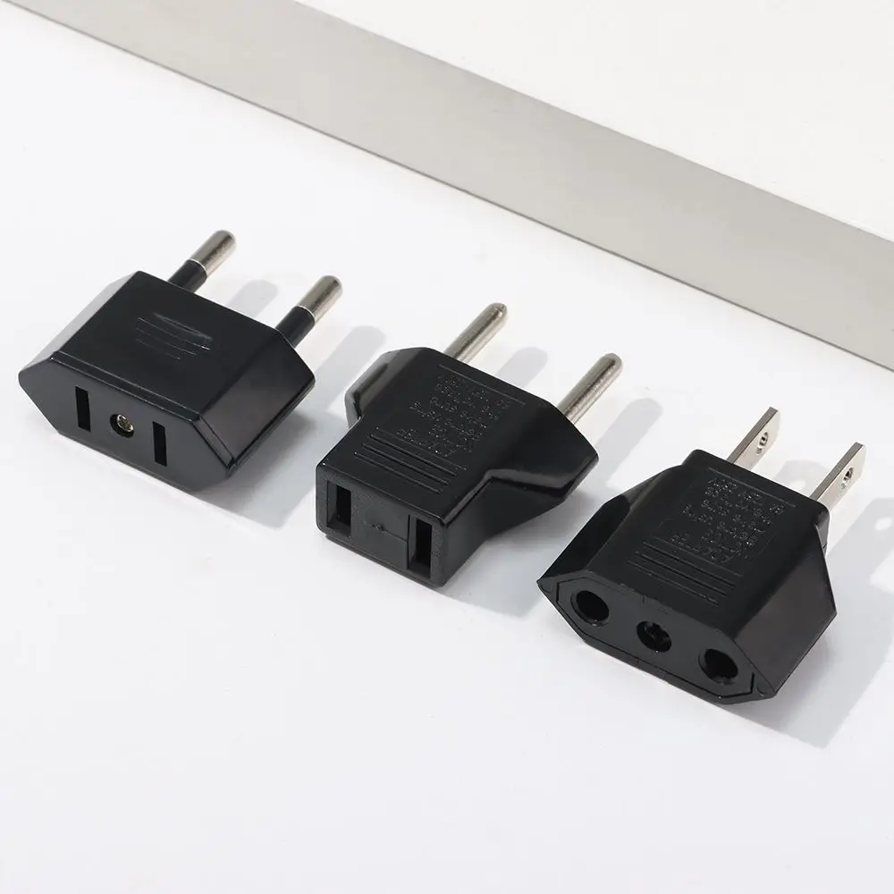 1PC Travel Socket EU To US Charger Socket Power Adapter Plug Adapter EU Plug Adapter US To EU