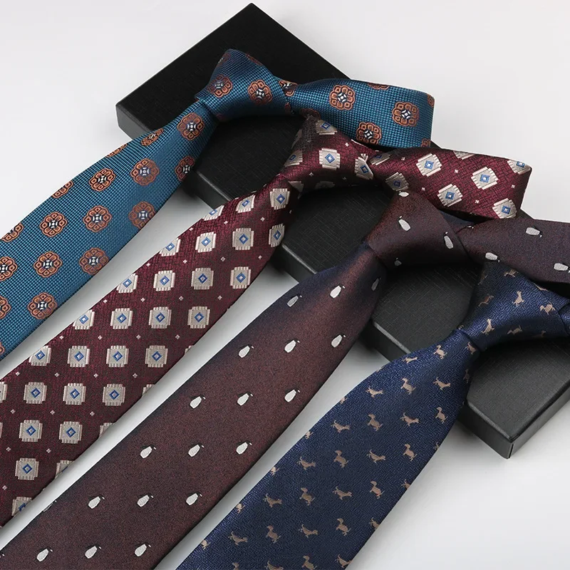

Red Tie Men's Wedding Bridesman Suit Groom Wedding Dress Business Fashion Pattern Hand Tie