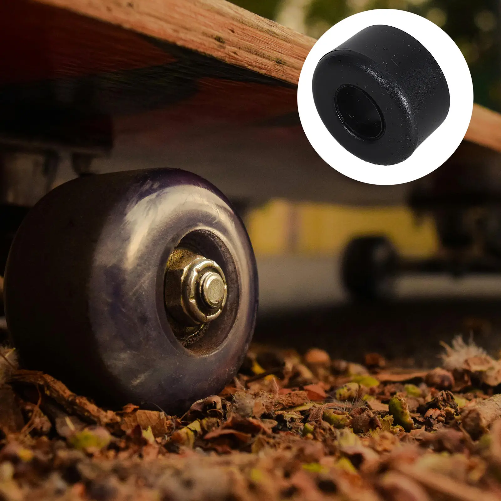 

10Pcs Roller Skates Shock Absorbing PU Cushion Double Row Shock Buffer Pads Universal Fit Quad Skates Skateboard Accessories