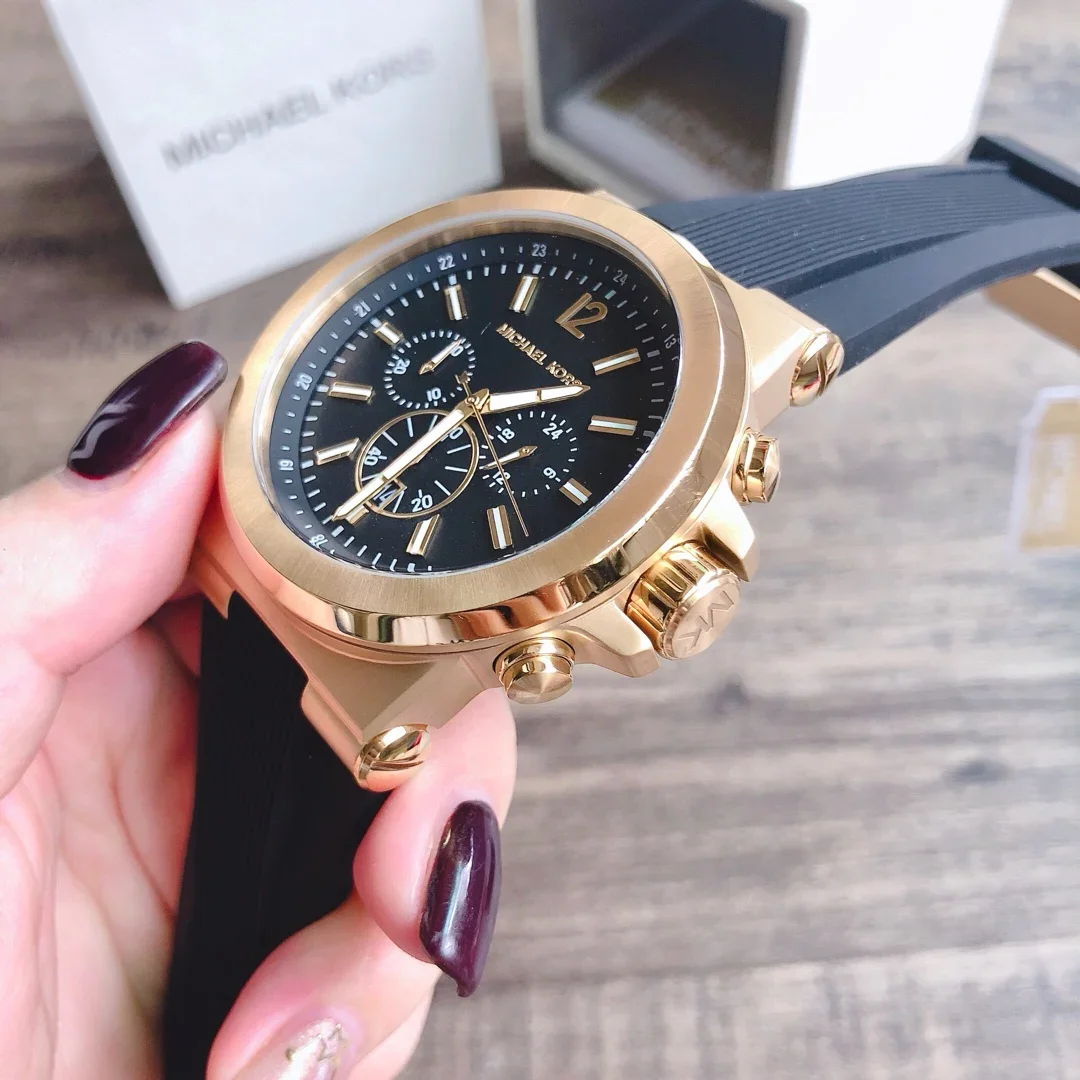 Michael Kors MK-8445 Man Quartz Watch high Quality Stainless Steel Waterproof Man Wristwatch Multi-functional Chronograph