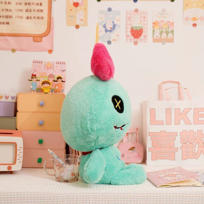 ZU 35/60cm 1pc Cartoon Green Doll Scrump Plush Toy Cool Cute Stuffed Soft Toys for Girl Boy