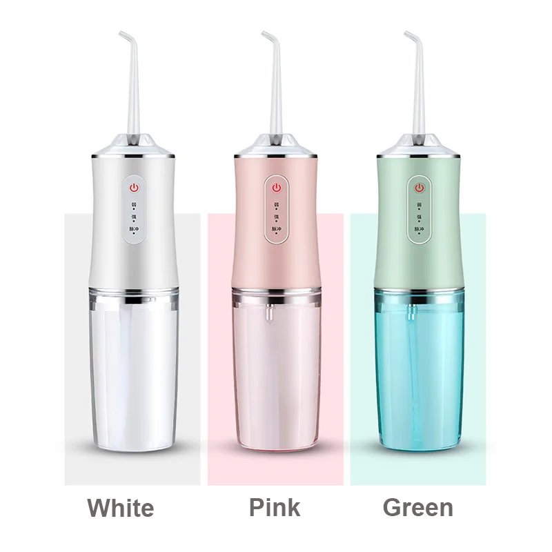 One Button Multifunction Modes Water Jet Teeth Flosser Portable Dental Toothpick Cleaner Tooth Handhold Electric Oral Irrigator