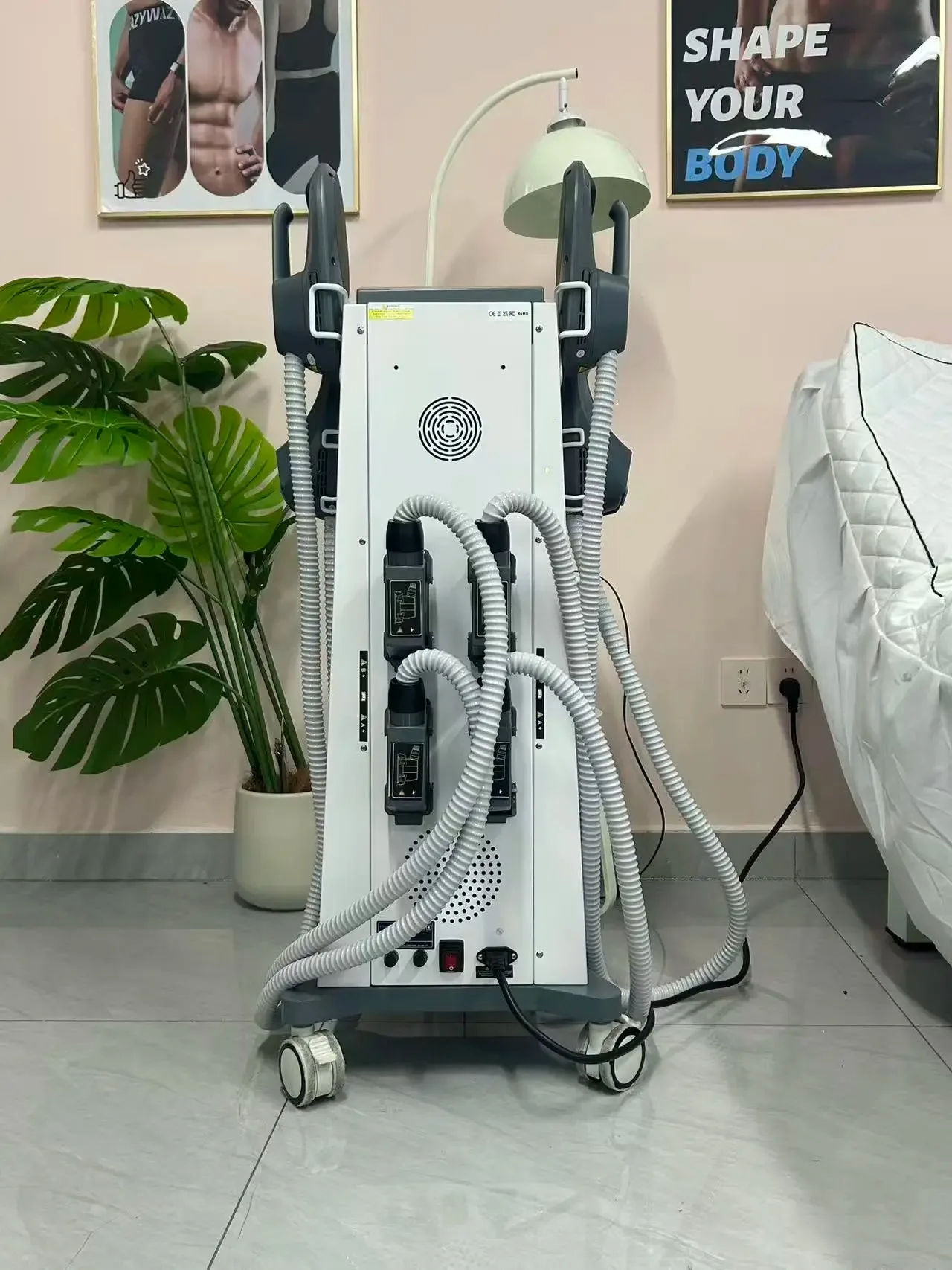 

Машина для скульптуры MYoslim 15Tesla 6500 Вт EMS RF для похудения сжигания жира, стимуляция мышц, скульптура тела 15 электромагнитная терапия