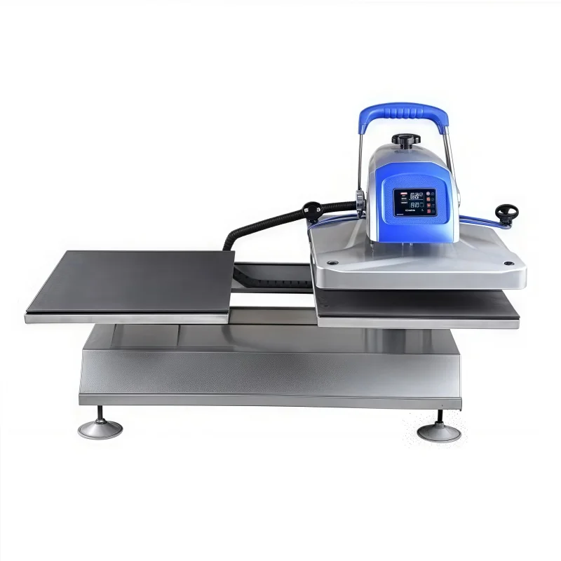 Prime Double Station Tshirt Heating Heat Transfer Press Machine Manual Heating Transfer Photo Printing Machines