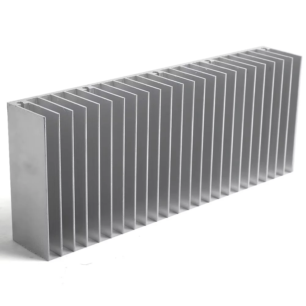 

Aluminum profile radiator with dense fins, high-power amplifier heatsink, customizable processing 80×27×100MM