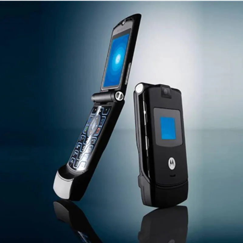 Imagem -03 - Motorola-original Folding Clamshell Mobile Phone Classic Recomendado Razr v3 Gsm 850 900 1800 1900 Conveniente