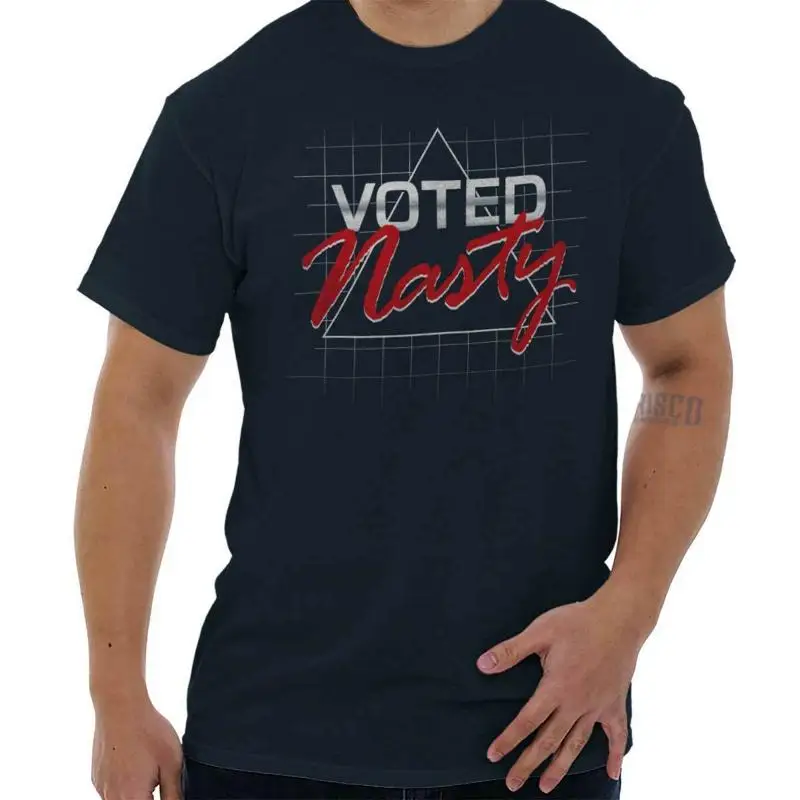 

Voted Nasty Hillary Clinton Feminist Election Womens Short Sleeve Crewneck Tee