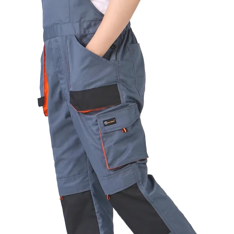 Work Overalls for Man Carpenter Overalls Two Tone Work Wear Mens Overalls Jumpsuit Industrial Labor Protection Clothes
