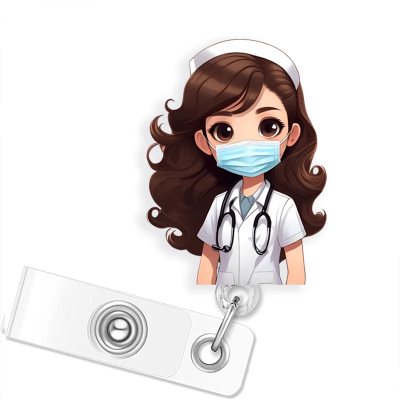 

Nurse scroll ID holder with scalable design. Ideal for nurses, students, doctors. Perfect for work or as a Christmas gift.