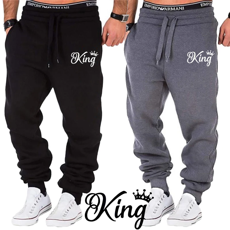 

Men's Fashion Sports Trousers Drawstring Jogging Pants Trousers Casual Pockets Baggy Pants Sweatpants Homme Trouser Men Clothing