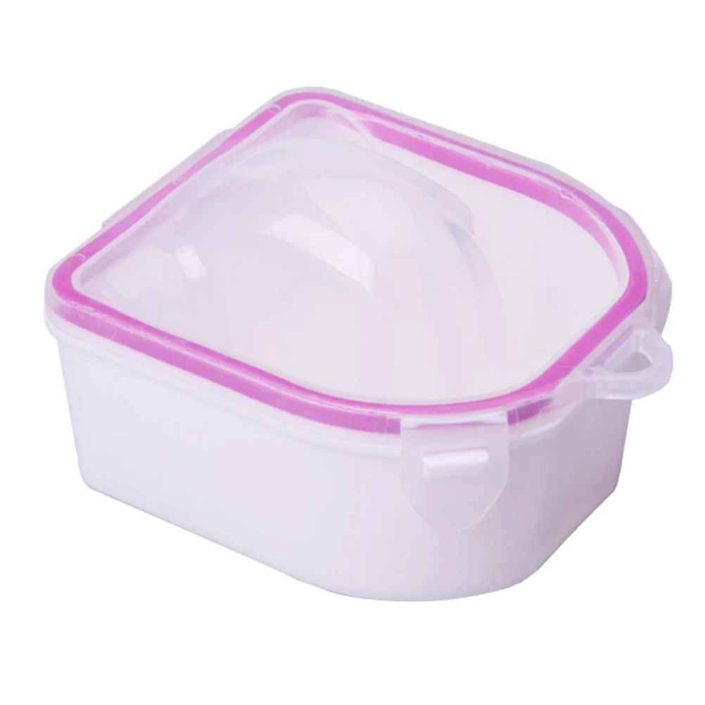 

2pcs Nail Polish Removal Tray Bowls Manicure Soaker Care Soaking Bowls Durable Professional Use Nail Trim Treatment