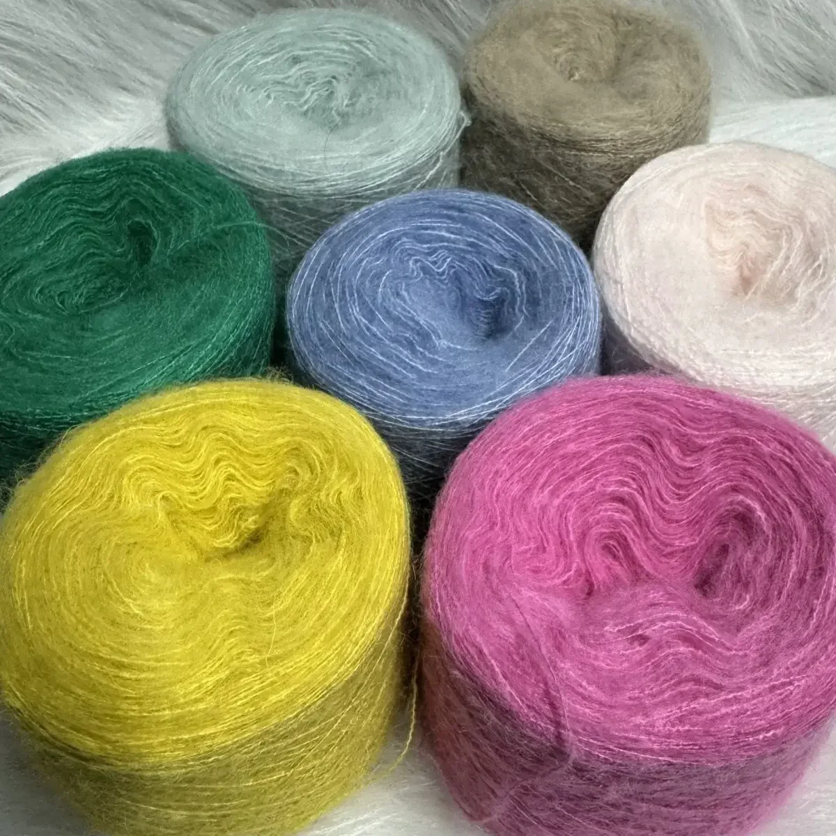 50g/Rolle Mohair Häk elgarn für flauschige Strick westen Schals Handschuhe Mäntel super dünne Acryl faden warm bequem weich