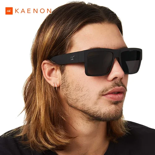 KAENON gafas de sol polarizadas versátiles cuadradas de moda hombres mujeres deportes pesca conducción gafas de sol UV400 gafas