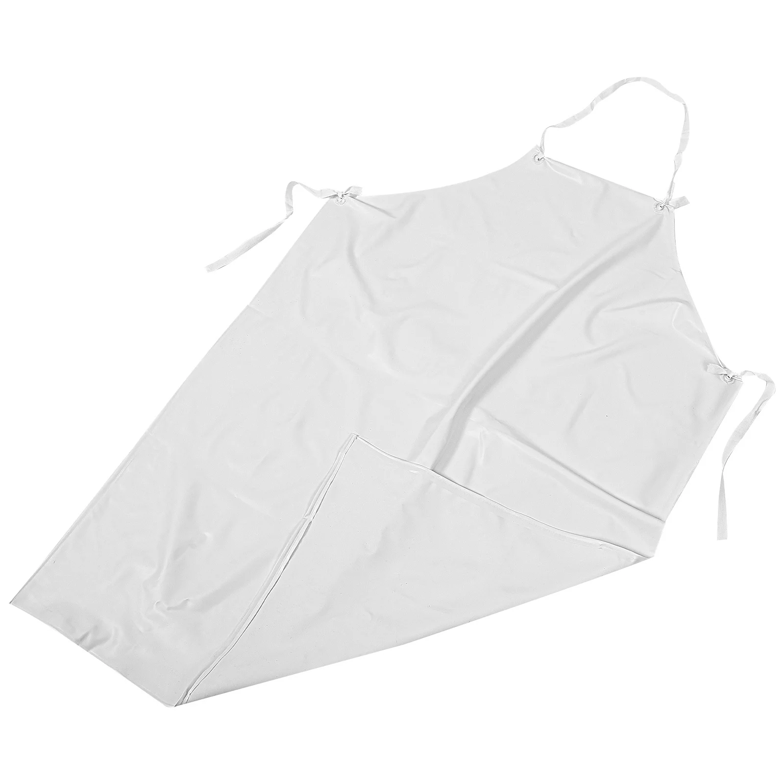

Large PVC Waterproof Apron Oil Resistant Adjustable Neck Strap Full Coverage for Dishwashing Kitchen Cooking Bakery Industrial