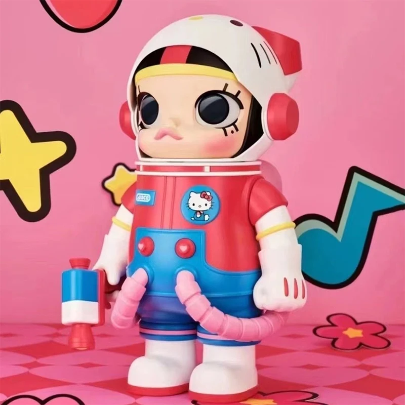 

POP MART MEGA SPACE MOLLY 400% Hello Kitty Collab Limited Edition Vinyl Figure — Fan Collectible & Gift, Surprise Blind Box