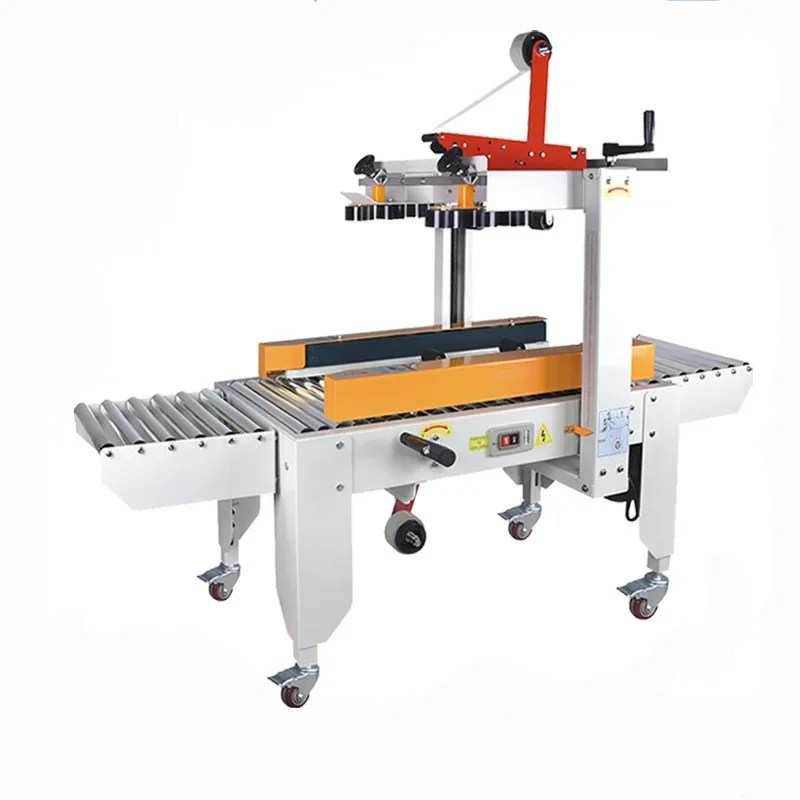 

Automatic tape sealing machine carton postal express box foam box airplane box bundling folding cover tape baler