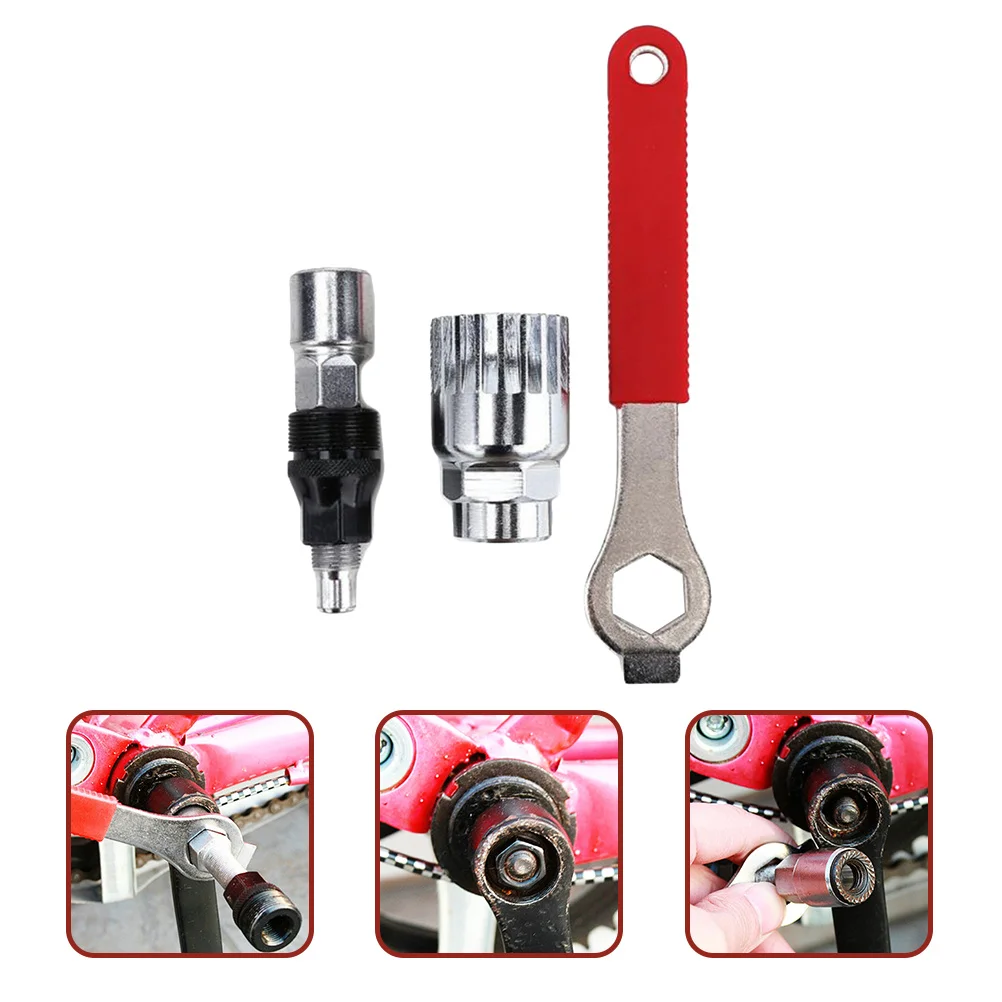

Professional Shaft Remover Multi-Function Bike Wrench Wear-Resistant Steel Tool for 20 Teeth Splined Bottom Bracket Repairing