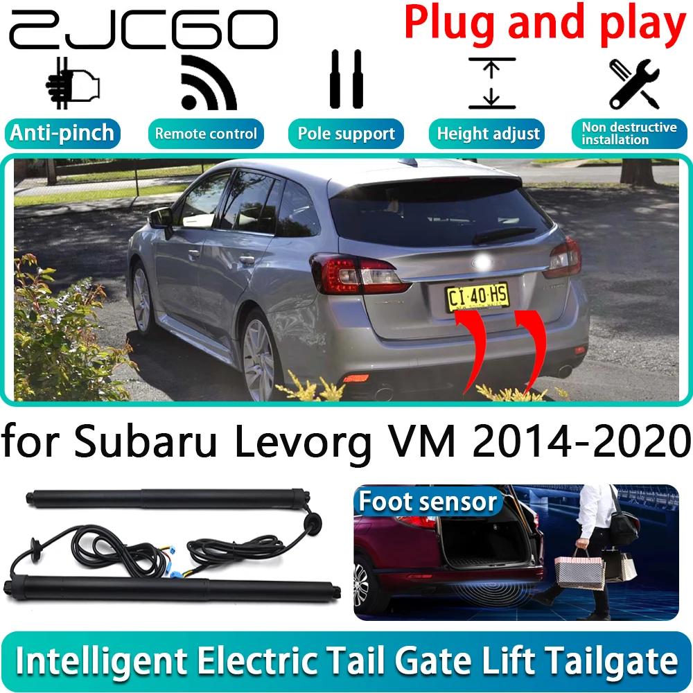 

ZJCGO for Subaru Levorg VM 2014-2020 Car Electric Powered Tailgate Power Liftgate Automatic Tailgate System With Foot Sensor