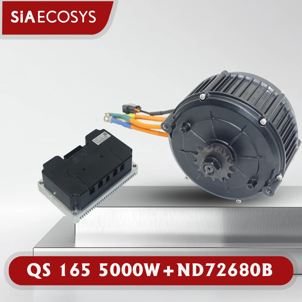 

Elecitric Motorcycle Conversion Kits 165 5000W Mid Drive Motor with Fardriver Controller ND72680