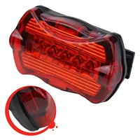 Bicycle Tail Light Cycling 5 LED Night Safety Flashing Lamp Waterproof Bike Rear Lights Replacement Bike Accessories