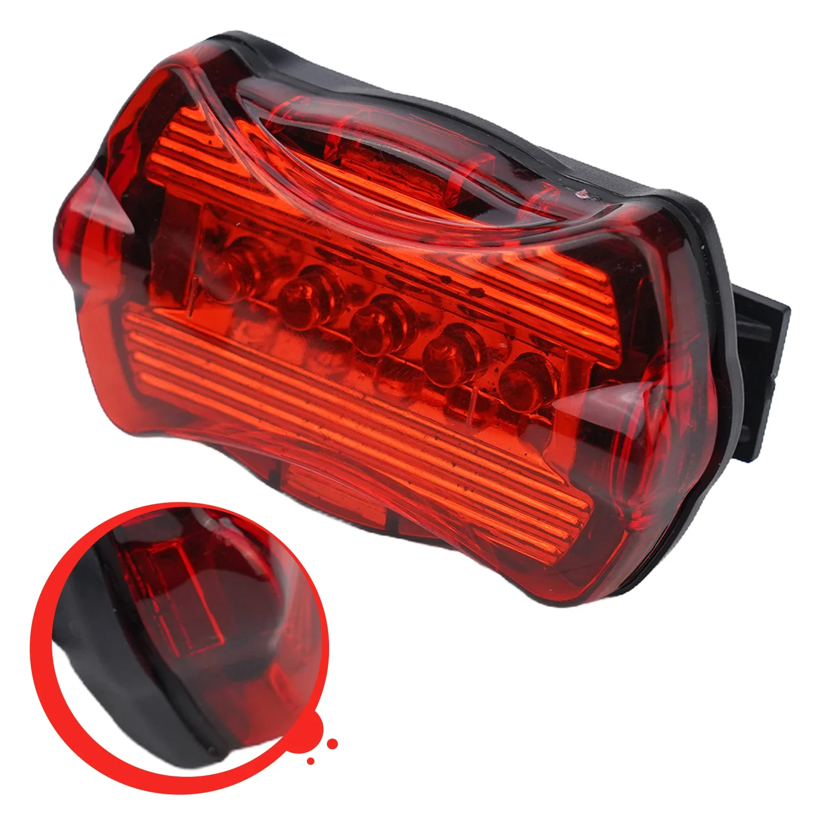 Bicycle Tail Light Cycling 5 LED Night Safety Flashing Lamp Waterproof Bike Rear Lights Replacement Bike Accessories