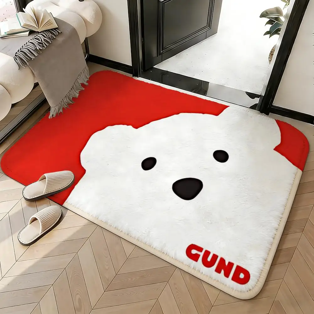 Soft Absorbent Non-Slip Rug Brand GUND Floor Mat Home Decor Doormat Bedroom Floor Mat Shower Carpet