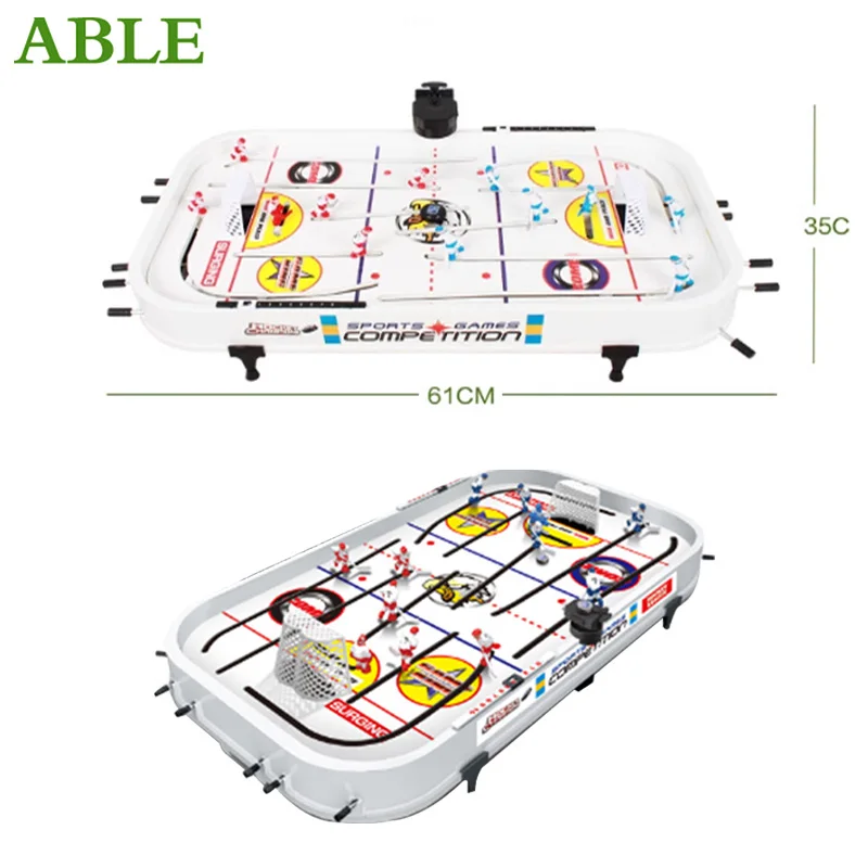 Mini Ice Hockey Table Game Console Desktop Decoration Arcade Game Suitable for Retro Games With music and manual scorer