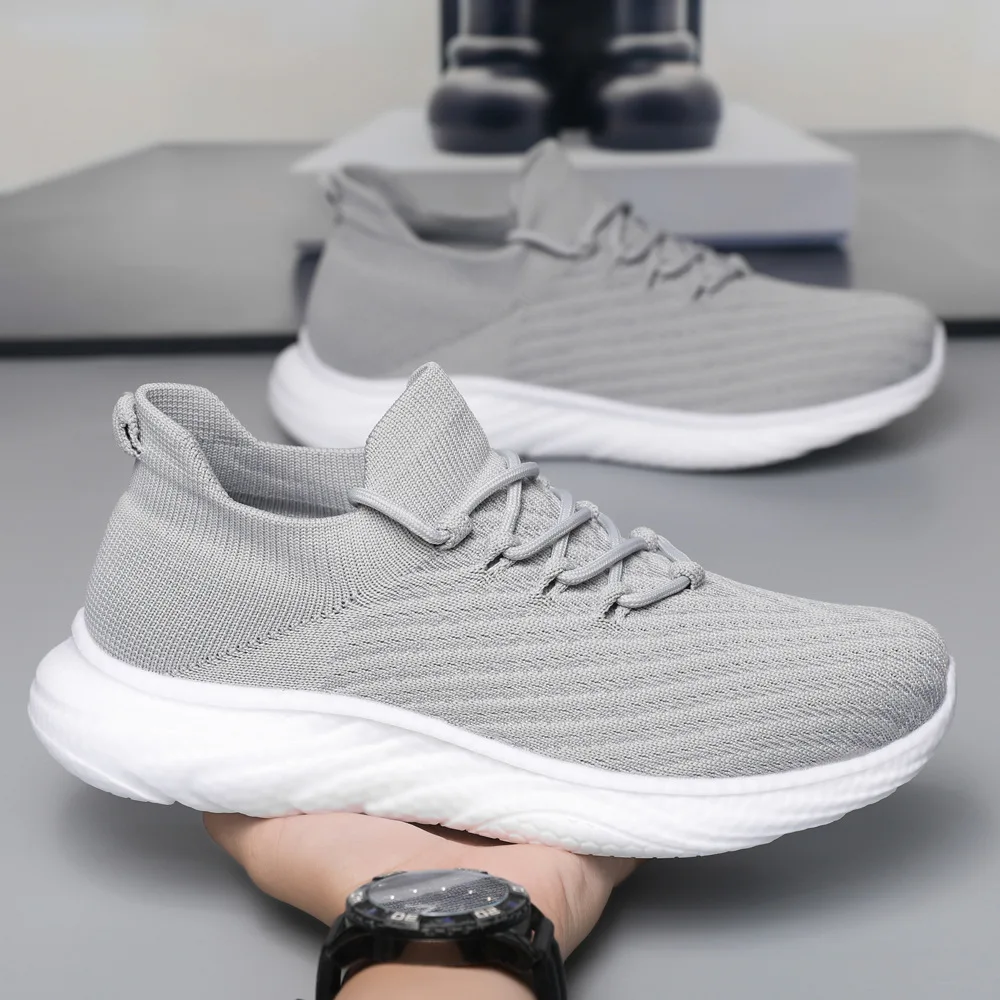 Chaussures de sport respirantes pour hommes, chaussures de course en maille ChimFashion, tissage décontracté, rencontre masculine, été, automne