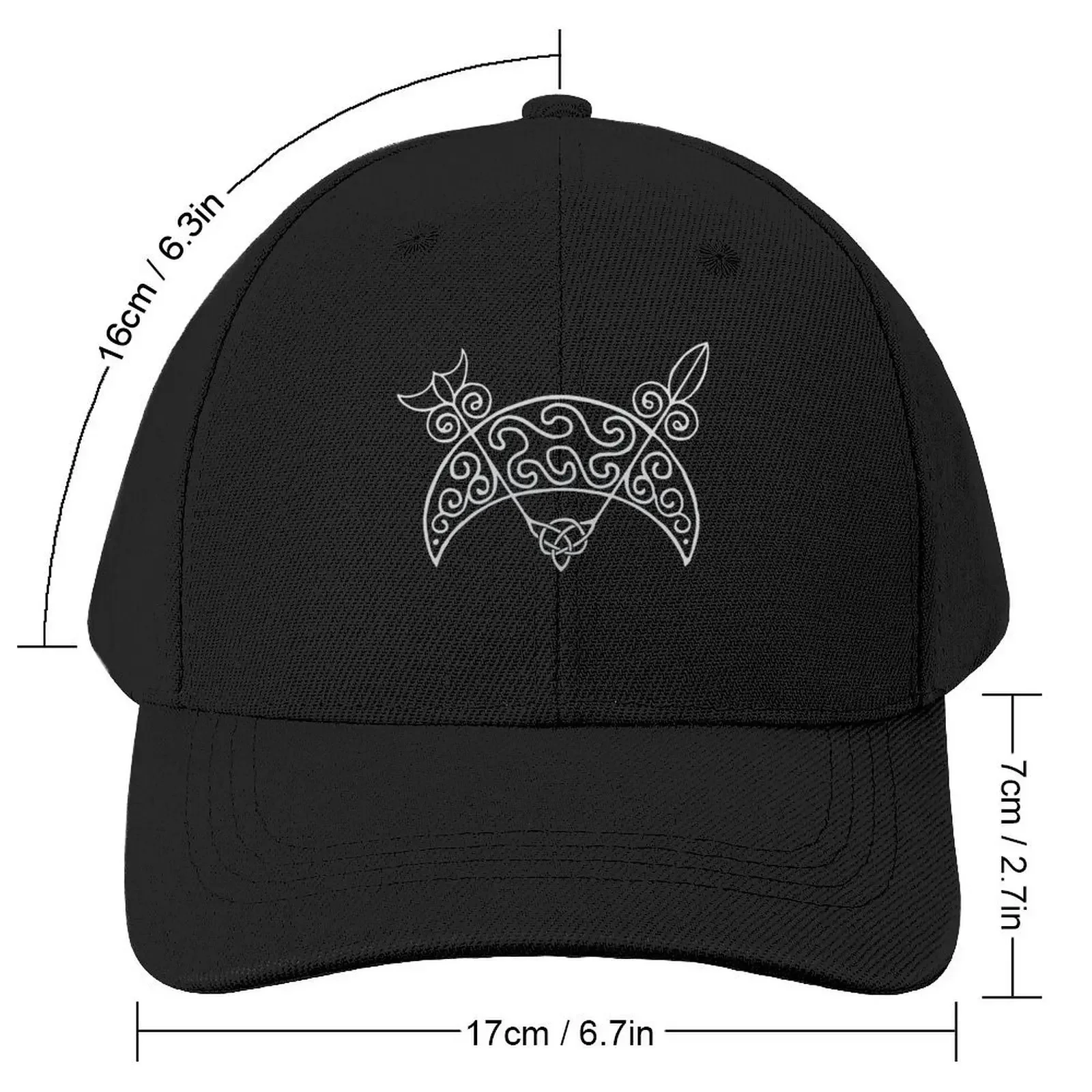 Pictish Crescent & V-Rod Baseball Cap Bobble Hat Hat Man For The Sun Man Women's