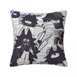Miss Circle Cartoon Pillowcase Cushion Cover Decoration Fundamental Paper Education Pillow Case Cover Home Dropshipping 18'