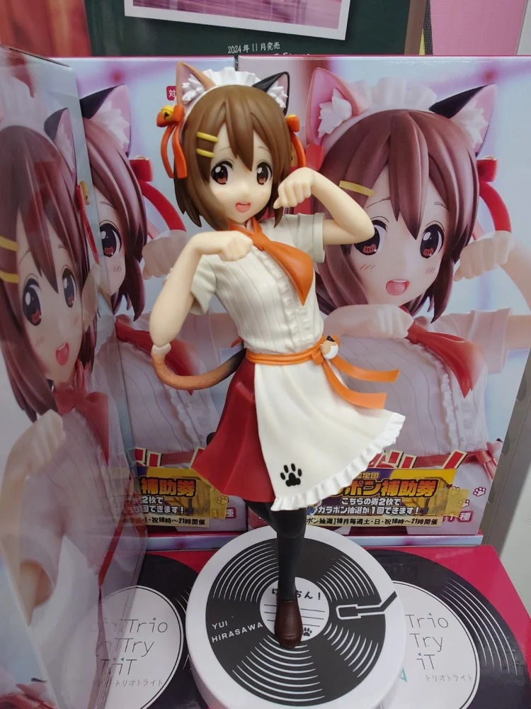 Originele Trio-Try-It K-On! Tsumugi Kotobuki Mugi Ritsu Tainaka Standbeeld Collectible Anime Action Figure Model Speelgoed Ornament Geschenken